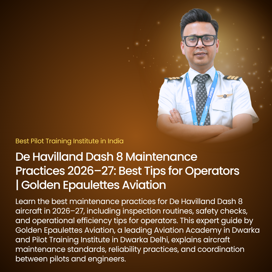 De Havilland Dash 8 Maintenance Practices 2026–27: Best Tips for Operators | Golden Epaulettes Aviation